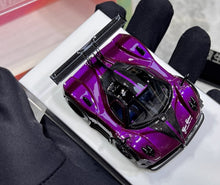 Load image into Gallery viewer, YM 1:64 Purple Zonda 760LH Q Cute Mini Sports Model Diecast Resin Car New Collection