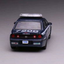 Load image into Gallery viewer, 596 1:64 Blue State Police Traffic Impala Sports Model Diecast Metal Car New Collection