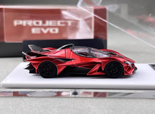 Load image into Gallery viewer, DMH 1:64 Red Project Evo Racing Sports Model Diecast Metal Car New Collection