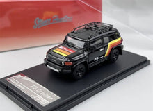 Load image into Gallery viewer, SH 1:64 Black FJ Cruiser Off Road SUV Sports Model Diecast Metal Car New Collection