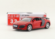 Load image into Gallery viewer, CCA 1:43 Red AUDI R8 GT Racing Sports Hatchback Model Toy Diecast Metal Car BN