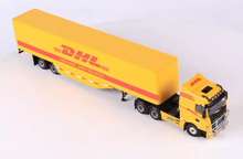 Load image into Gallery viewer, MJ 1:64 Yellow SANY Trailer Container Truck Model Diecast Metal Car New Collection