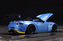 Load image into Gallery viewer, YM 1:64 Blue Miata MX5 Pandem Roadster Convertible Model Diecast Resin Car New
