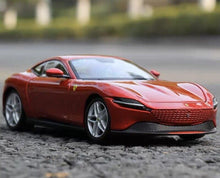 Load image into Gallery viewer, Bburago 1:24 Red Roma Racing Sports Model Toy Diecast Metal Car BN