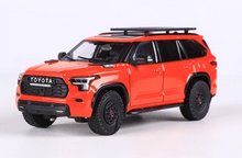 Load image into Gallery viewer, GCD 1:64 Orange Sequdia TRD Pro SUV ORV Sports Model Diecast Metal Car New Collection