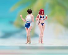 Load image into Gallery viewer, 1:64 Painted Figure Model Miniature Resin Diorama Sand Bikini Girl Lady Pretty