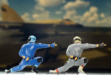 Load image into Gallery viewer, 1:64 Painted Figure Mini Model Miniature Resin Diorama Air Force Pilot Captain