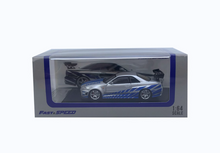 Load image into Gallery viewer, FS 1:64 Fast Speed JDM GTR R34 Skyline Sport Model Diecast Metal Car New