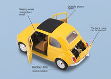 Load image into Gallery viewer, Bburago 1:21 Yellow 1965 500F Classic Vintage Model Toy Diecast Metal Car BN