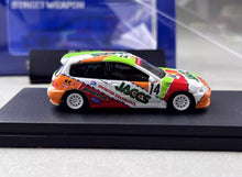 Load image into Gallery viewer, SW 1:64 JACCS Civic EG6 #14 Hatchback Sports Model Diecast Metal Car New Collection
