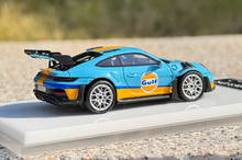 Load image into Gallery viewer, SOLO 1:64 Blue 2021 911 GT3 RS 992 Gulf Sports Model Diecast Resin Car New