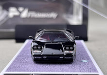Load image into Gallery viewer, FY 1:64 Black Countach LP5000 S QV Racing Sports Model Diecast Metal Car New Collection