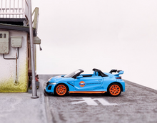 Load image into Gallery viewer, Mortal 1:64 Blue S660 Gulf Convertible Sports Model Diecast Metal Car New