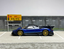 Load image into Gallery viewer, CM 1:64 Blue Zonda Super Racing Sports Model Diecast Metal Car