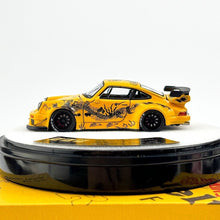 Load image into Gallery viewer, PGM 1:64 Yellow Dragon RWB 930 Classic Sports Model Diecast Metal Car New Collection