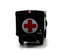 Load image into Gallery viewer, 1:76 Military Army Green K2 Ambulance Truck Vintage Model Diecast Metal Car