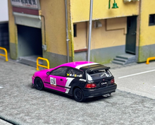 Load image into Gallery viewer, SW 1:64 JDM Pink EG6 Civic R Hatchback Sports Model Diecast Metal Car New