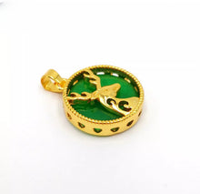 Load image into Gallery viewer, Nature Jade Deer Reindeer Pendant Necklace Gift Jewelry charm Blessing Lucky a
