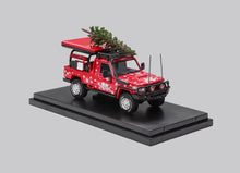 Load image into Gallery viewer, AB 1:64 Christmas Land Cruiser LC79 Pickup Truck Model Diecast Metal Car New Collection