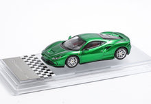 Load image into Gallery viewer, XF 1:64 Green F8 Tributo Racing Sports Diecast Model Metal CarNew