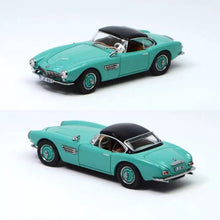 Load image into Gallery viewer, GFCC 1:64 Green 1957 507 Hard Top Classic Sport Model Diecast Metal Car New Collection