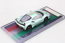 Load image into Gallery viewer, U2 1:64 Novitec 488 Pista Super Racing Sports Model Diecast Resin Car Box New Collection