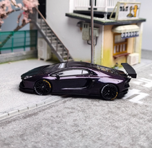 Load image into Gallery viewer, King 1:64 Purple Carbon Aventador LP700 LBWK Sport Model Diecast Metal Car New