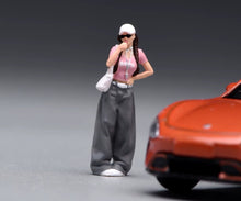 Load image into Gallery viewer, 1:64 Painted Figure Model Miniature Resin Diorama Toy Sand Trendy Fashion Girl