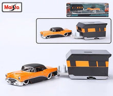 Load image into Gallery viewer, Maisto 1:64 1955 Century Alameda Traveler Trailer Tow & Go Model Metal Car
