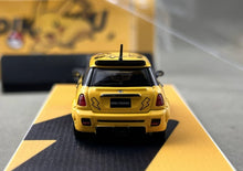 Load image into Gallery viewer, CC 1:64 Yellow Mini Cooper Widebody Sports Model Diecast Metal Car New Collection