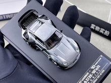 Load image into Gallery viewer, SW 1:64 Silver Varnish RWB 993 Racing Sports Model Diecast Metal Car BN