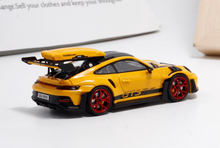 Load image into Gallery viewer, HCI 1:64 Yellow 911 992 GT3 RS Roof Box Sports Model Diecast Metal Car New Collection