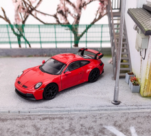 Load image into Gallery viewer, MINIGT 1:64 Red 911 992 GT3 Racing Sports Model Diecast Metal Car New