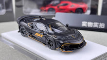 Load image into Gallery viewer, HKM 1:64 Black Mansory F9xx Hard Top Racing Sports Model Diecast Metal Car New Collection
