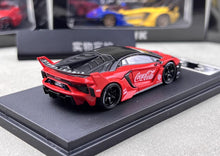 Load image into Gallery viewer, 1:64 Red Aventador LP700-4 GT Evo LBWK Sport Model Diecast Metal Car New Collecction
