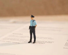 Load image into Gallery viewer, 1:64 Painted Figure Mini Model Miniature Diorama Sand Hong Kong Police Man Toy Collection