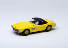 Load image into Gallery viewer, GFCC 1:64 Yellow 1957 507 Soft Top Classic Sport Model Diecast Metal Car New Collection