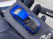 Load image into Gallery viewer, FUJI 1:64 Blue Carbon Skyline GTR R34 Z-Tune Sport Model Diecast Metal Car New Collection