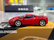 Load image into Gallery viewer, TOC 1:64 Red Silver Rims 458 Speciale Sports Model Diecast Metal Car New Collection