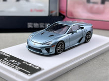 Load image into Gallery viewer, Model1 1:64 JDM Ice Blue LFA Coupe Sports Model Diecast Metal Car New Collection