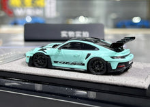 Load image into Gallery viewer, HH 1:64 Light Blue 992.1 GT3 RS Sports Model Diecast Resin Car New Collection
