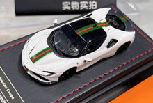 Load image into Gallery viewer, U2 1:64 White SF90 Stradale Coupe Hard Top Sports Model Diecast Resin Car New Collection
