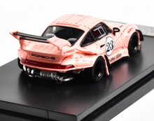 Load image into Gallery viewer, SW 1:64 Pink 911 RWB 993 Big Spoiler #23 Sports Model Diecast Metal Car New Collection