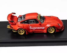 Load image into Gallery viewer, SW 1:64 Red 911 RWB 993 Racing Sports Model Diecast Metal Car New Collection