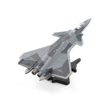 Load image into Gallery viewer, XCARTOYS 1:200 Military J-20 Fire Fang Air Stealth Fighter Model Toy Metal