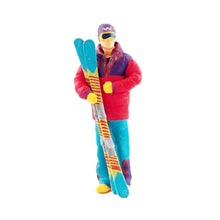 Load image into Gallery viewer, 1:64 Painted Figure Mini Model Miniature Resin Diorama Sand Toy Skiing People New Scene
