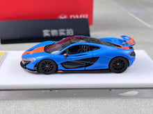 Load image into Gallery viewer, DMH 1:64 Gulf Blue P1 Super Racing Sports Model Diecast Resin Car New Collection