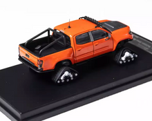 Load image into Gallery viewer, GCD 1:64 Orange Tacoma Pickup Truck Snow Sports Model Diecast Metal Car New Collection