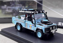 Load image into Gallery viewer, SW 1:64 Blue Gulf Defender 90 Pickup Sports Model Diecast Metal Car BN