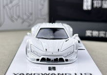 Load image into Gallery viewer, PSC 1:64 White Yangwang U9 Racing Sports Model Diecast Metal Car New Collection